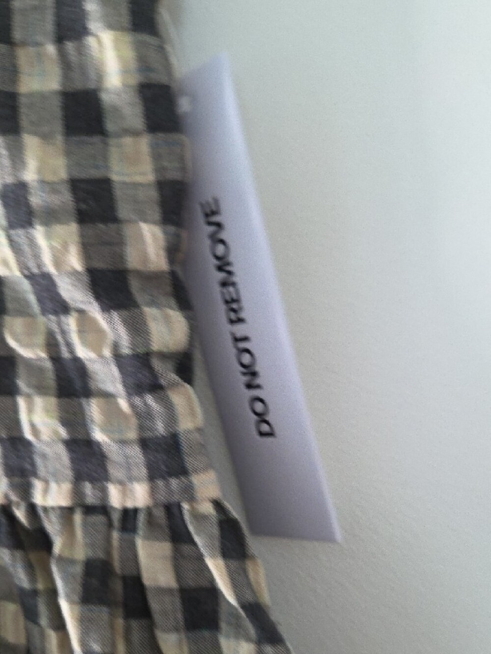 Princess Polly Plaid Check Gingham Cotton Maxi Dress Tan Black 6 Nwt - Picture 7 of 11